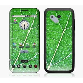 Green Leaf Texture Design Decal Skin Sticker for HTC T-Mobile Google G1 Cell Phone