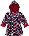 Pink Platinum Baby-girls Infant Cherry Rain Slicker, Navy, 24 Months