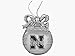University of Nebraska - Round Bulb Pewter Ornament - Laser Engraved