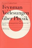 Produkt-Bild: Feynman Vorlesungen &uuml;ber Physik, 3 Bde., Bd.2, Haupts&auml;chlich Elektromagnetismus und Struktur der Materie