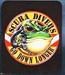 Frog Head Scuba Divers Go Down Longer Computer Mouse Pad