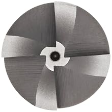 YG-1 E2237 Cobalt Steel Corner Rounding End Mill, General Purpose, Uncoated (Bright) Finish, Single Cut, 4 Flutes, Non-Center Cutting