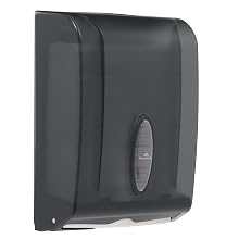 Georgia-Pacific GP 56650/01 Translucent Smoke Combination C-Fold or Multifold Paper Towel Dispenser, 11" Width x 15.4" Height x 5.25" Depth