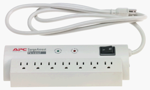 Childrens Toyshop  Electronics : APC SurgeArrest Personal - Surge suppressor ( external ) - AC 120 V - 7 Output Connector(s)