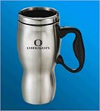 University of Oregon - 16 oz Sphere Travel Mug - Laser Engraved