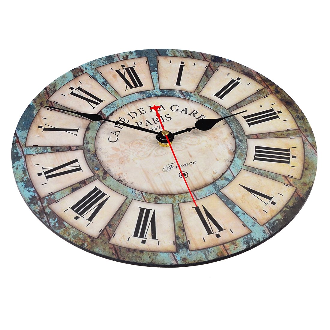 Wall clocks,Petforu,12 Inch Vintage France Paris French Country Tuscan