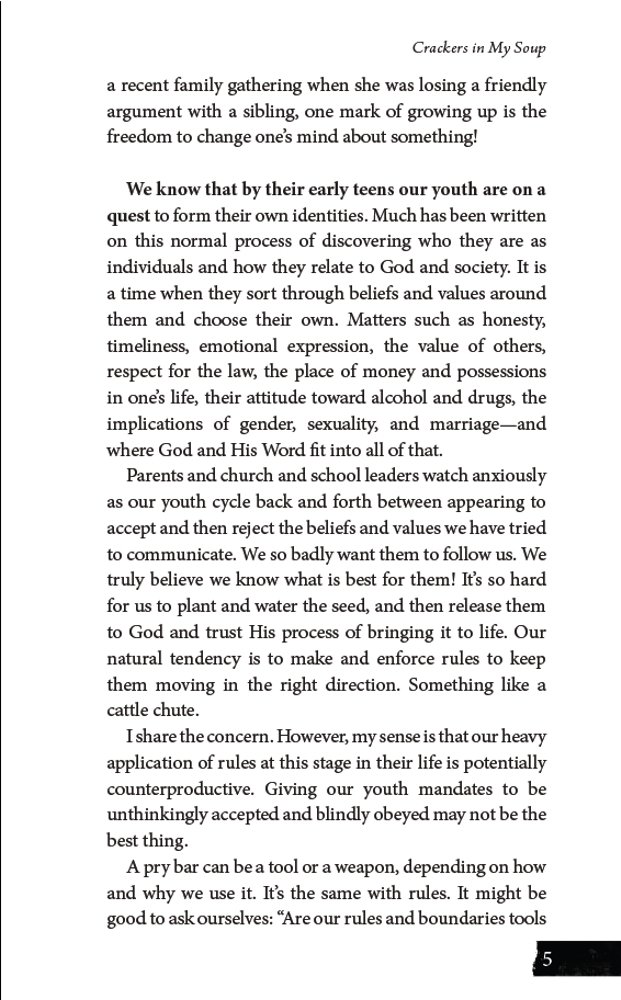 Restless Teens and those who nurture them: Ken Stoltzfus ...