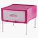 Juxta Drawer Hot Pink & White 16-1/2" x 18" x 14-1/4" h