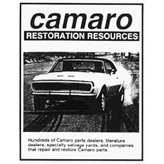 Camaro Restoration Resources