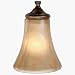 Golden Lighting G4002-6 Riffled Tannin Loretto Loretto Replacement Glass G4002-6