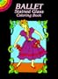 Ballet Stained Glass Coloring Book (Dover Stained Glass Coloring Book)