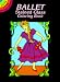 Book cover of Ballet Stained Glass Coloring Book (Dover Little Activity Books).