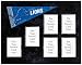 Detroit Lions Mini Pennant Plaque (No Cards)