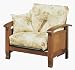 Elite 35-5602-033 Casablanca-Jr. Twin Metal/Wood Chair-Island Coffee