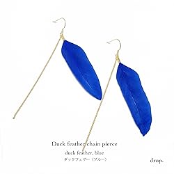 drop.フェザーピアス（ブルー） 