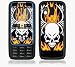 Flame Skull Design Skin Decal Sticker for the Samsung Rant M540 Cell Phone