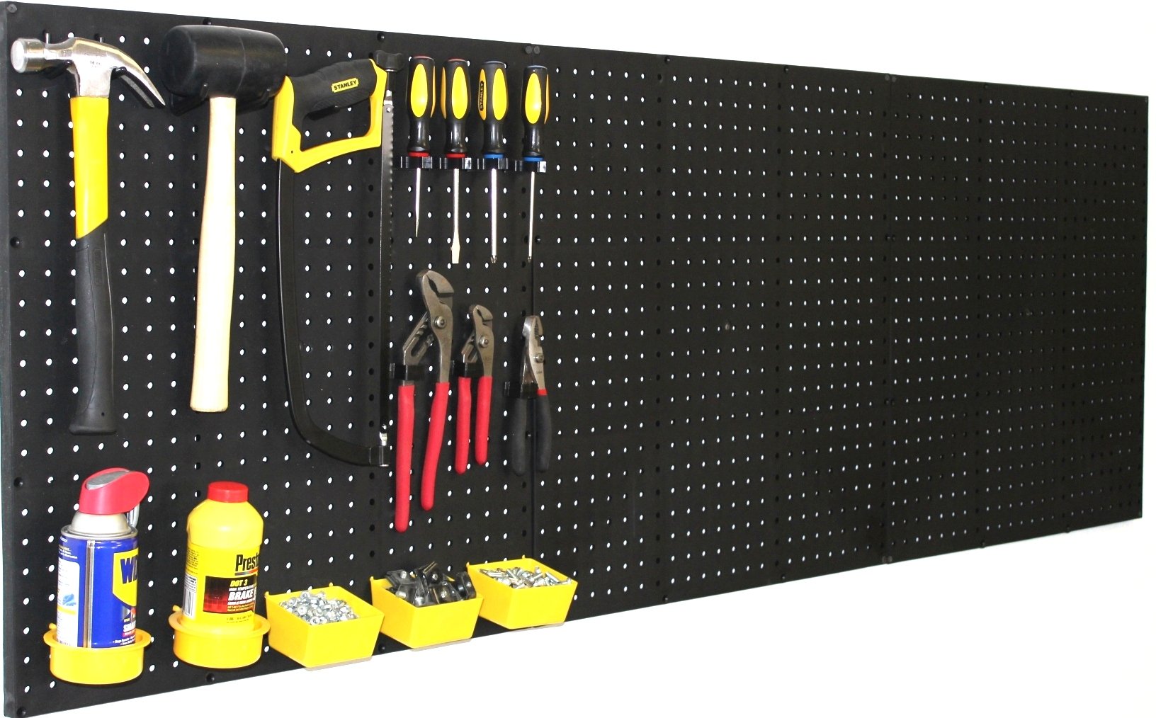 WallPeg 24'' x 48'' Garage Pegboard Kit with Pegboard Accessories AM