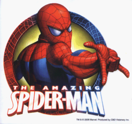  Spider-Man - The Amazing Spiderman (Arm Outstretched - Sticker / Decal with Clear Background (Spiderman)