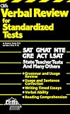 Verbal Review for Standardized Tests (Cliffs Test Prep)