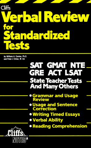 Verbal Review for Standardized Tests (Cliffs Test Prep)