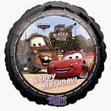DISNEY CARS HAPPY BIRTHDAY MYLAR 18 INCH BALLOON PARTY SUPPLIES