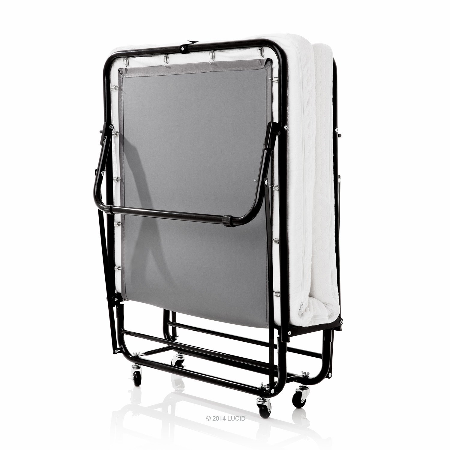 LUCID Rollaway Guest Bed with Memory Foam Mattress Fold and Hide Away for Easy eBay