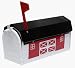 Fulton RB1 Red Barn Mailbox