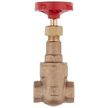 Milwaukee Valve 148 Series Bronze Gate Valve, General Service, Class 125, Rising Stem, NPT Female
