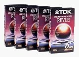TDK T-120 Premium Quality Video Tape (5-Pack)