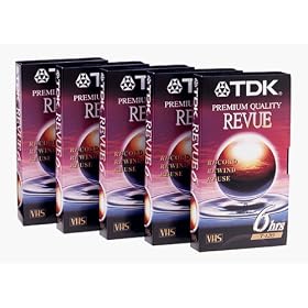 Click here to buy TDK T-120 Premium Quality Video Tape (5-Pack) by TDK.