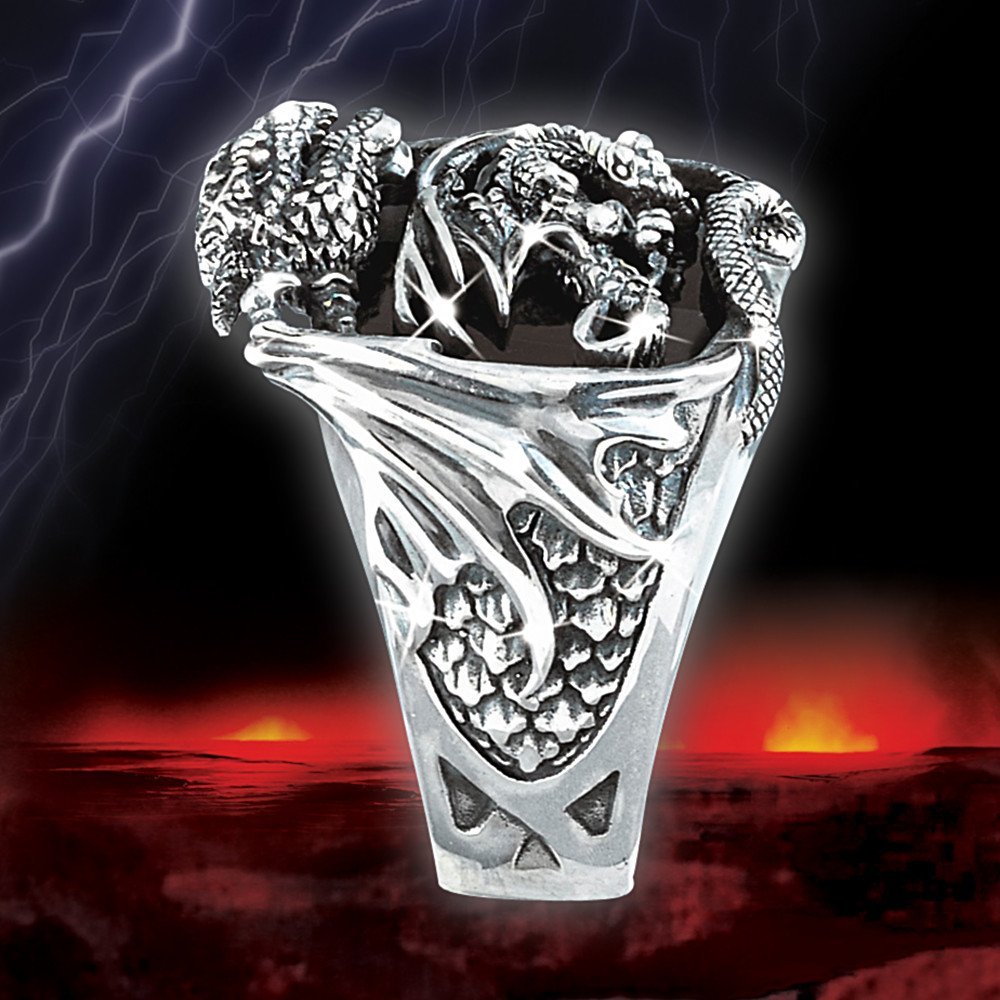 Ring Fine Jewelry & Jewelry Collections for men Realm Of The Dragon Sterling Silver Ring Men