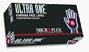 Microflex UL-315-M Ultra One Powder-Free Latex Exam Gloves, Size: MD; 11.5 in. [pack of 50]