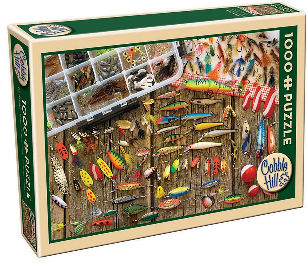 Galleon Fishing Lures, A 1000 Piece Jigsaw Puzzle By Cobble Hill