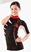 IST Womens Short Sleeved Black & red Rashguard ( Size: S (DS27) )