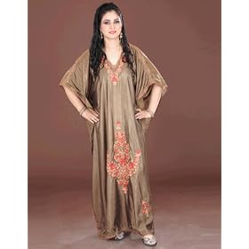 Floral gold Kaftan