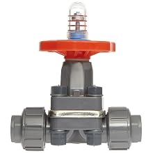 Hayward PVC Diaphragm Valves, FPM Seal, 3/4" Socket/Threaded