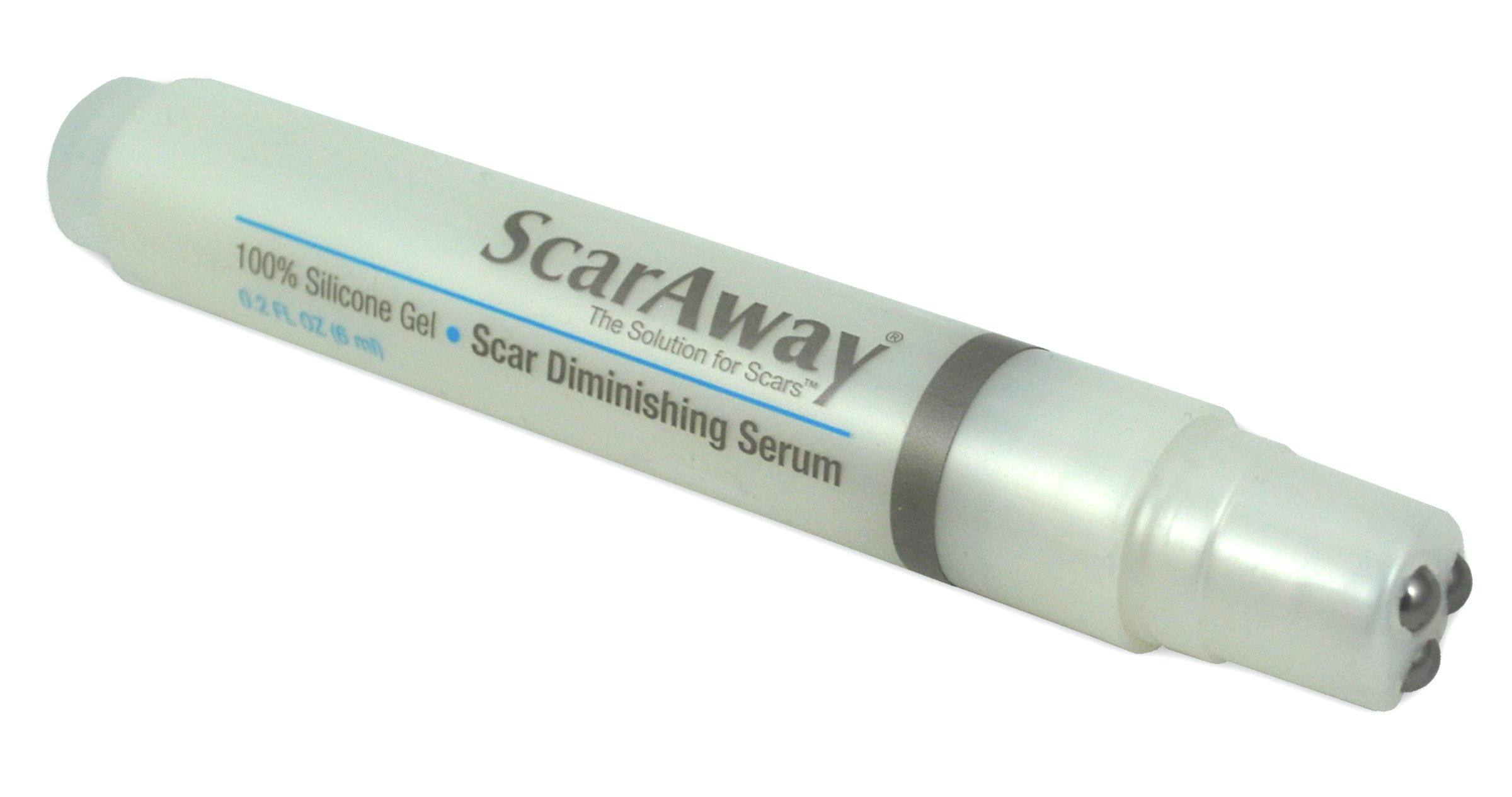 Galleon ScarAway Silicone Gel Scar Treatment, Scar Diminishing Serum With Massaging Applicator