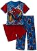 AME Sleepwear Boys 2-7 Spiderman Break Out City 3 Piece Pajama Set, Multi, 10