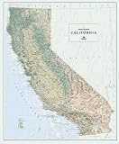 National Geographic RE01020371 Map Of California Wall Map