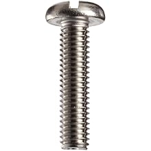 Stainless Steel 18-8 Machine Screw, Vented Pan Head, Slotted Drive (Metric)