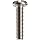 Stainless Steel 18-8 Machine Screw, Vented Pan Head, Slotted Drive (Metric)