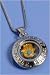 Shema Israel Necklace with rotating golden Hamsa