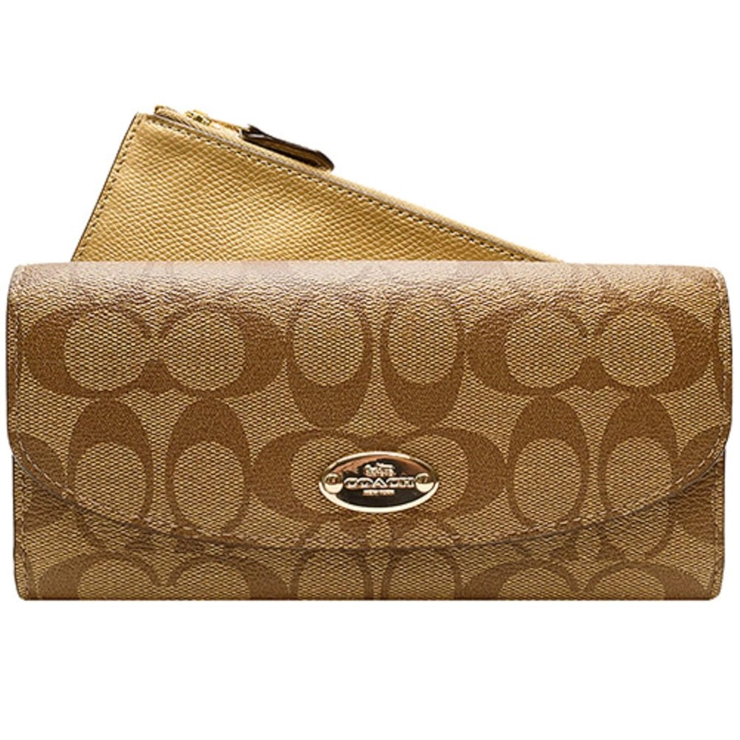 coach wallets brown-headed