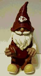 Kansas City Chiefs NFL Garden Gnome