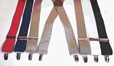 NEW Hold-Up No-Slip Clip Solid Elastic Classic Series Suspender