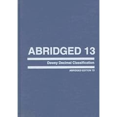 Abridged Dewey Decimal Classification and Relative Index