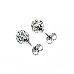 drop.パヴェボール ピアス (クリスタル)