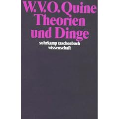 Theorien und Dinge (suhrkamp taschenbuch wissenschaft)