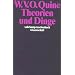 Theorien und Dinge (suhrkamp taschenbuch wissenschaft)