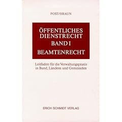 �ffentliches Dienstrecht, Bd.1, Beamtenrecht